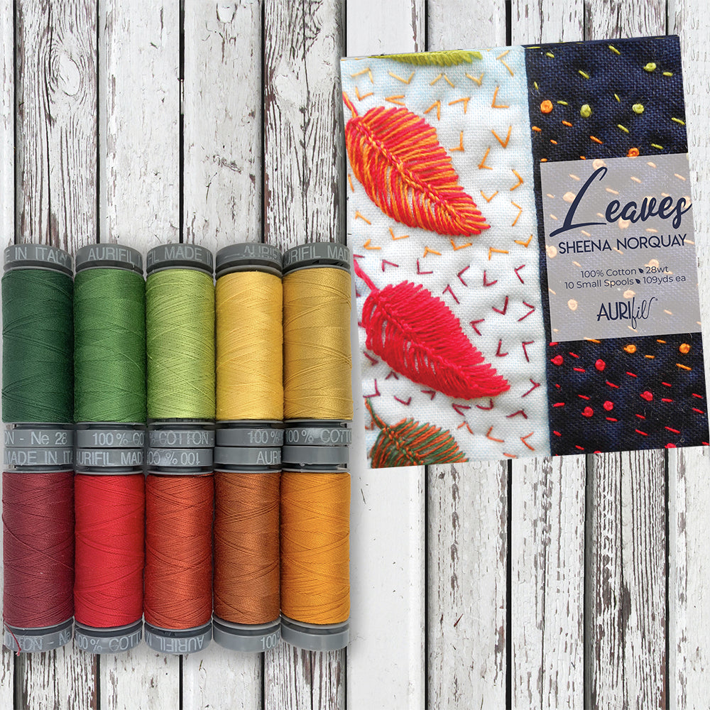 Aurifil Leaves 10 Spool Thread Collection image # 118482