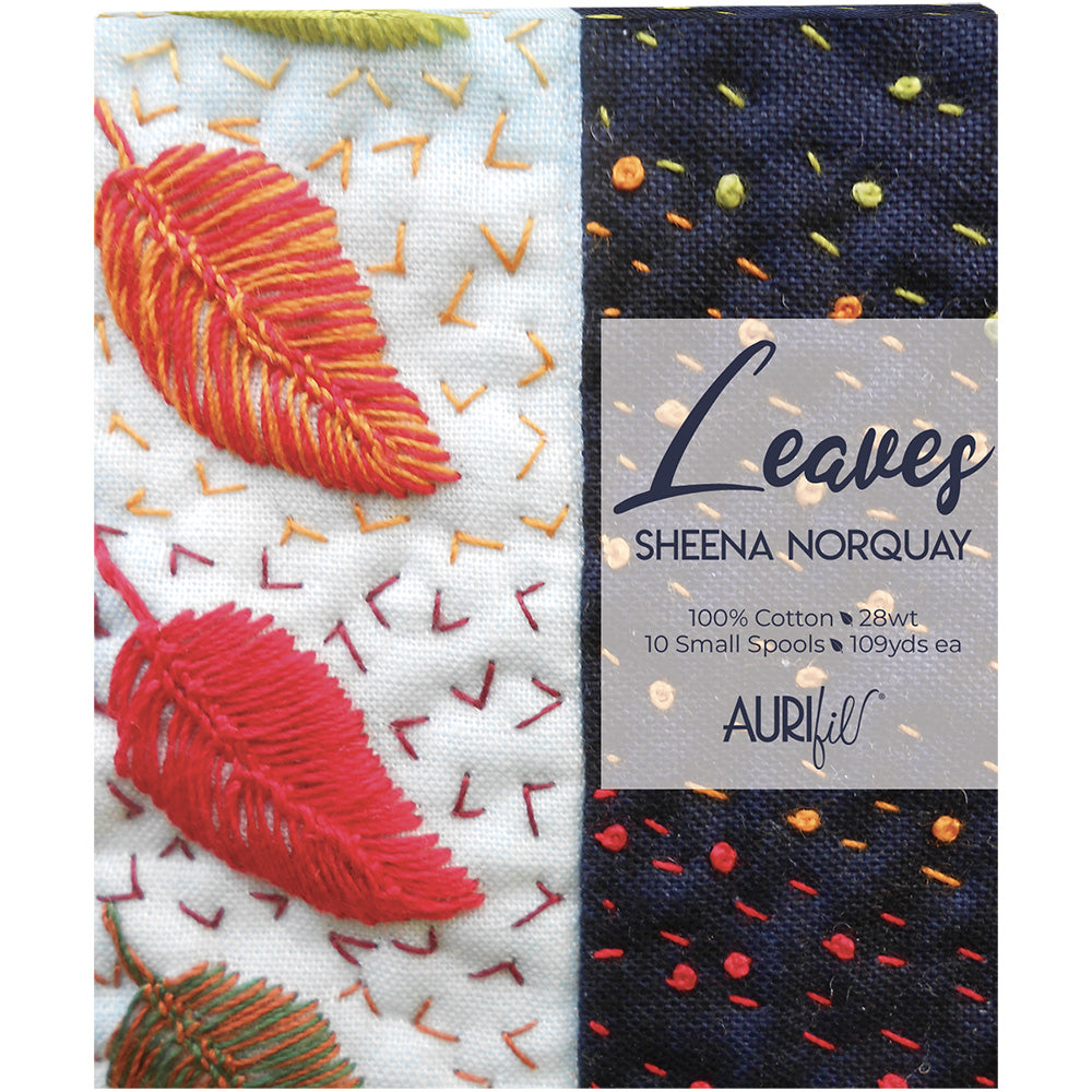 Aurifil Leaves 10 Spool Thread Collection image # 118481