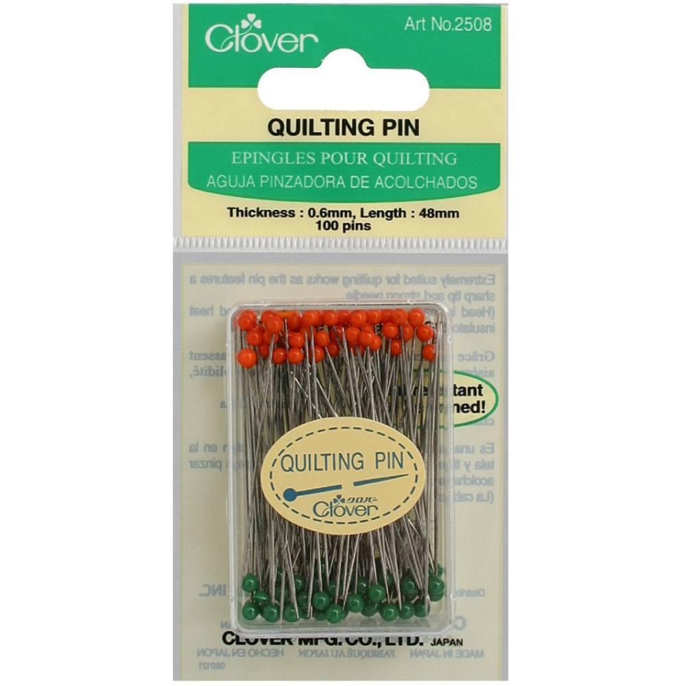Clover, Quilting Glass Head Pins - 100pk image # 86508