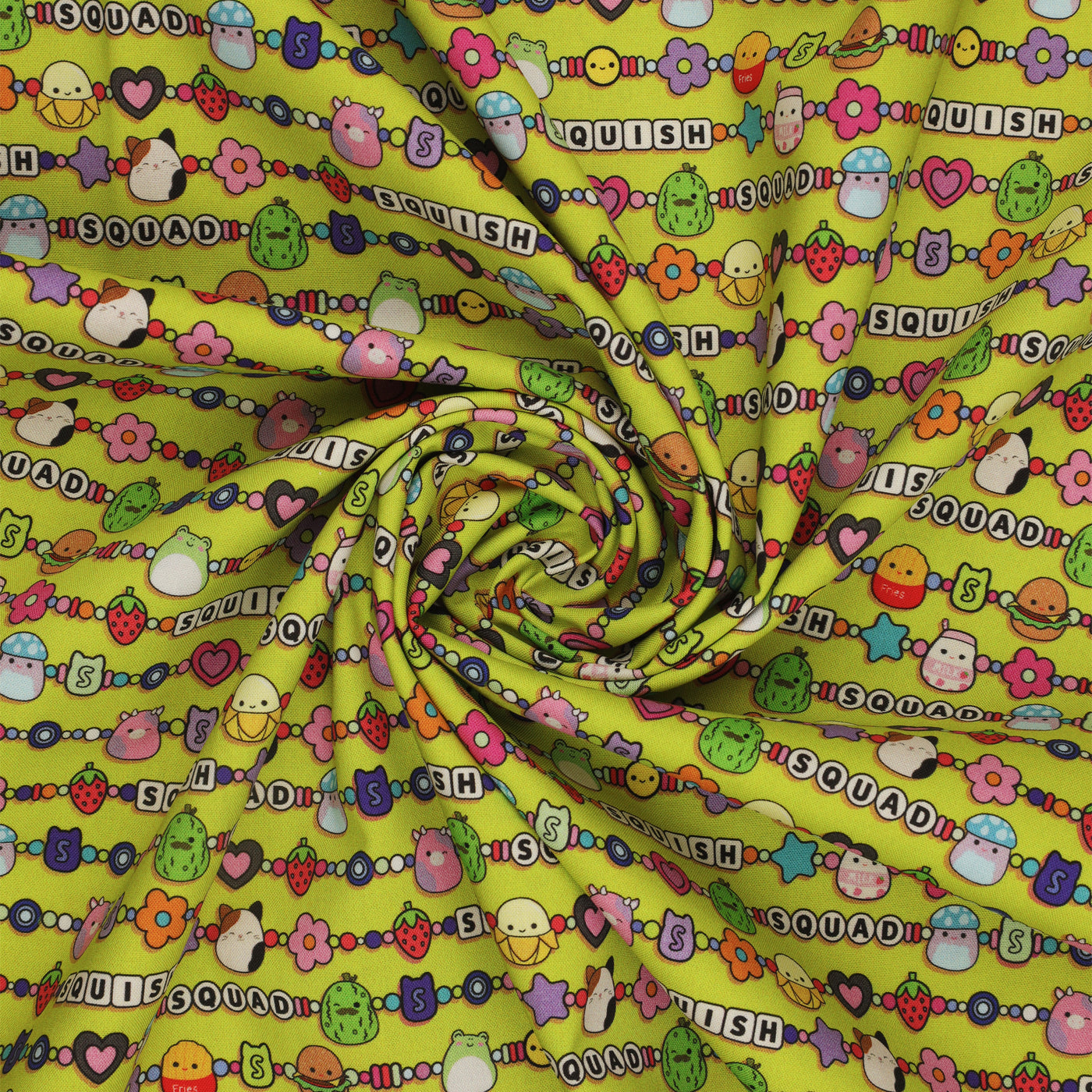 Squishmallows Joyful Fabric Collection - Braceletes Highlighter