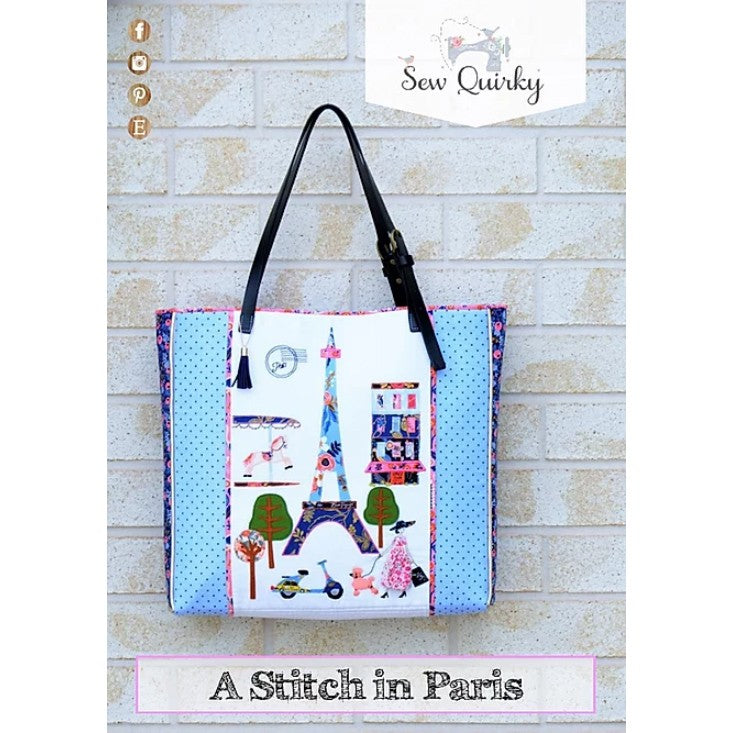 Sew Quirky, A Stitch in Paris Bag Pattern image # 67696