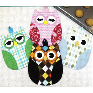 Hot Who! Owl Hot Pads Pattern, Susie C Shore Designs image # 35486