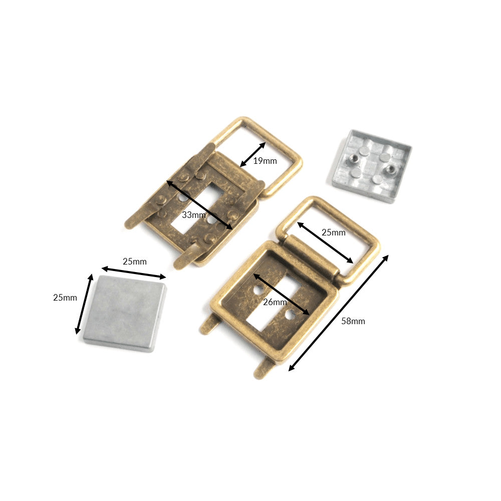 Fabric Covered Strap Connectors (4ct) image # 52344