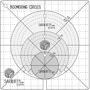 Sariditty, 4pc Boomerang and Circles Set image # 58936