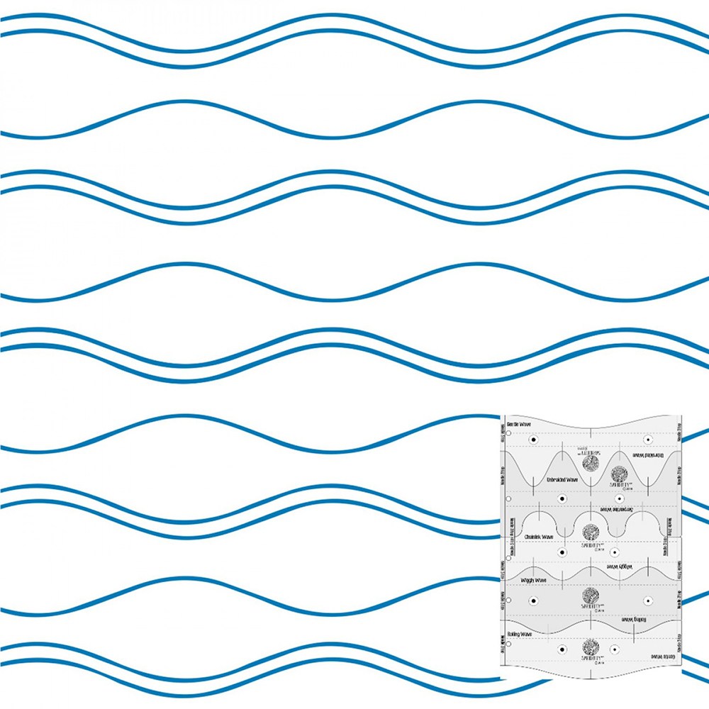 Sariditty, 5pc Wave Ruler Set