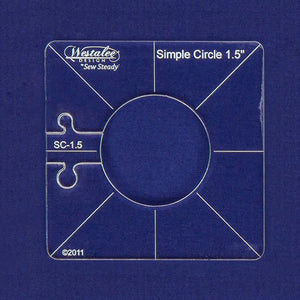 Westalee Simple Circles Template Rulers image # 113662