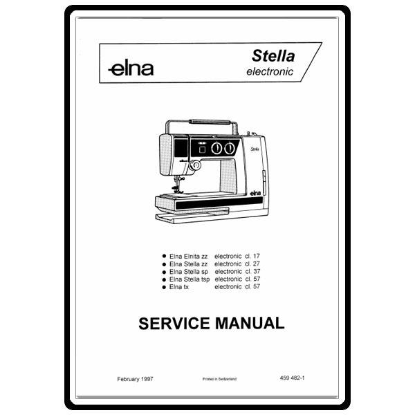 Service Manual, Elna Stella Series image # 6328