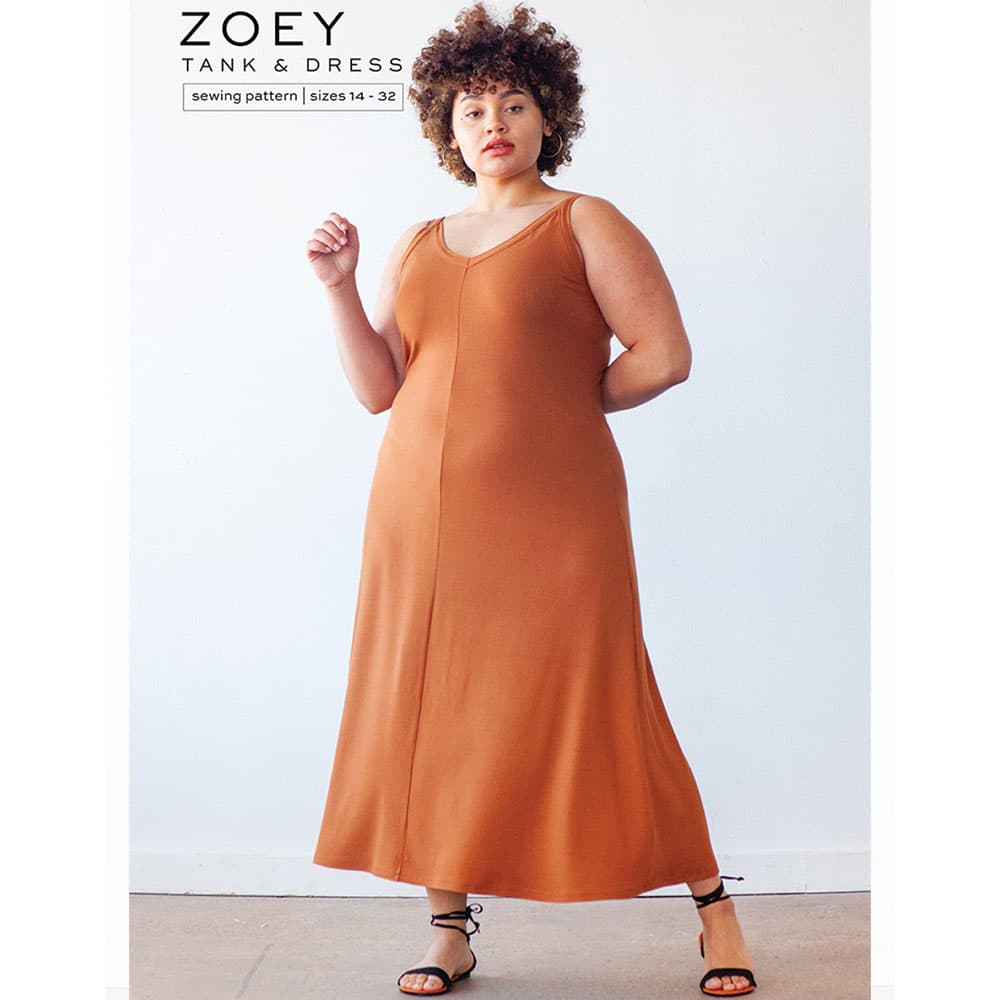 True Bias Patterns - Zoey Tank & Dress Pattern 14-32 image # 109640