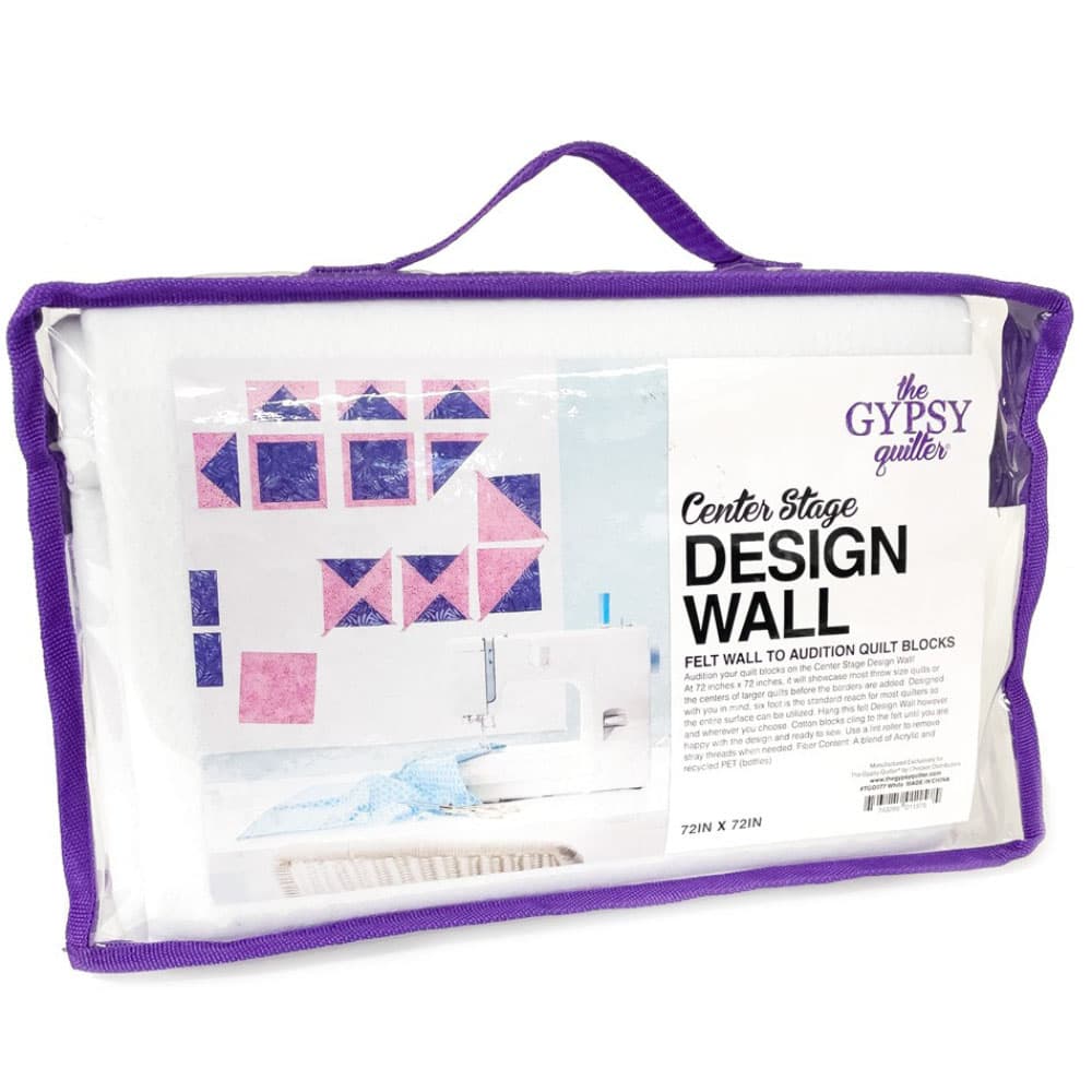 72" Center Stage Felt Design Wall - White image # 122474