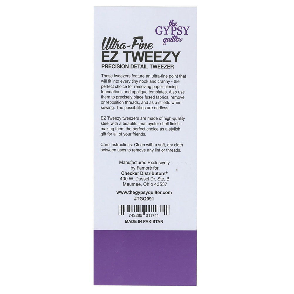 The Gypsy Quilter, EZ Tweezy Ultra-Fine Tweezers image # 72586