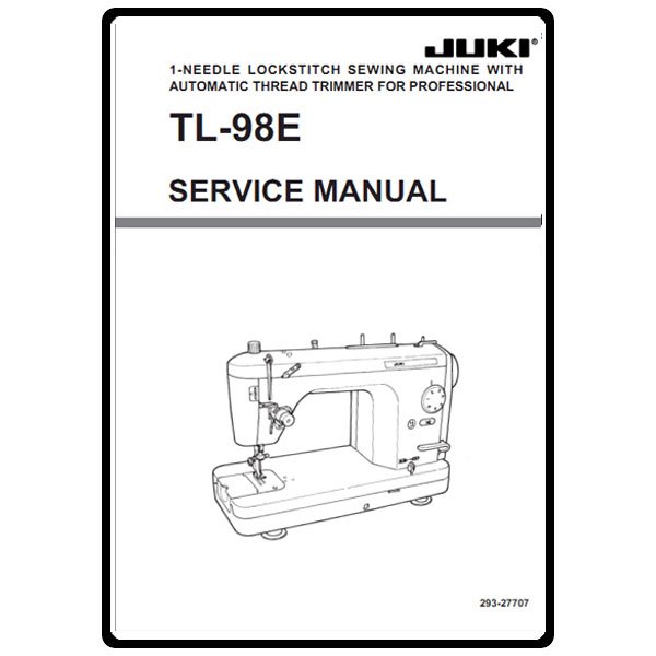 Service Manual, Juki TL-98E image # 6336