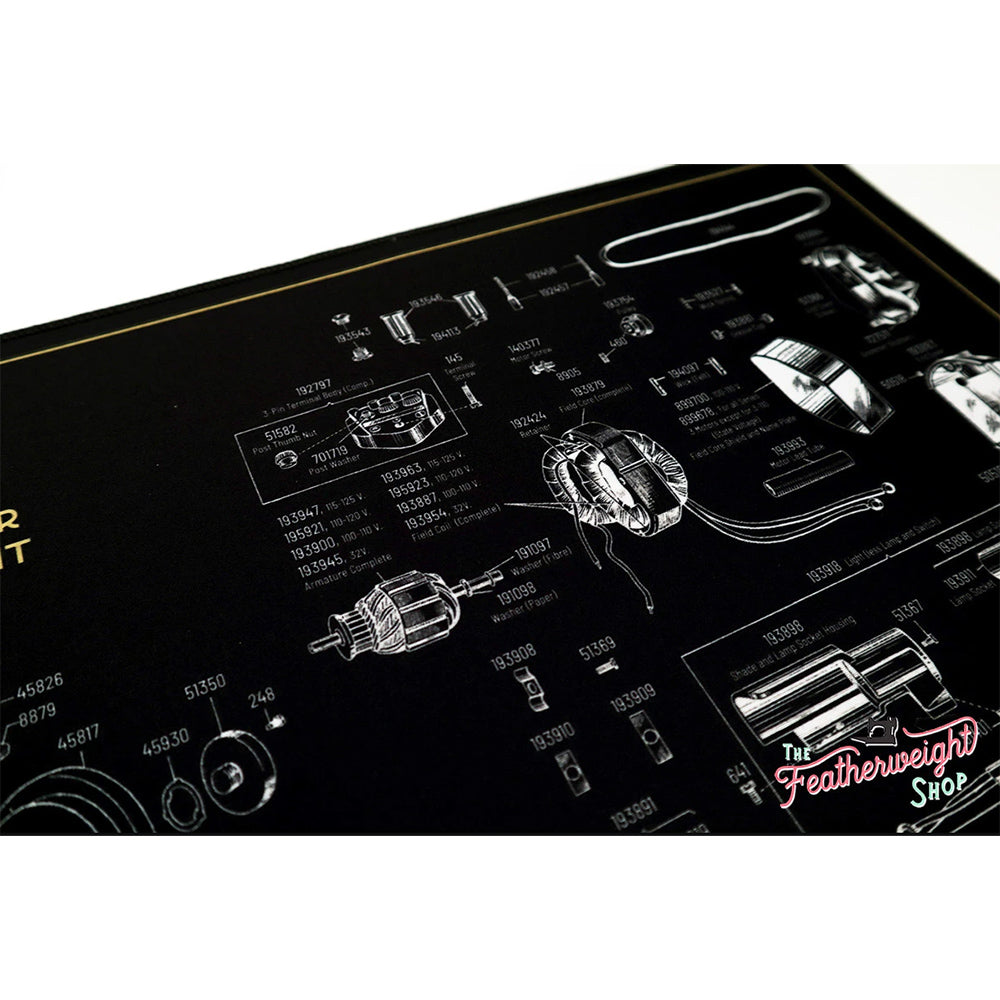 Featherweight Schematic Servicing Mat image # 66929