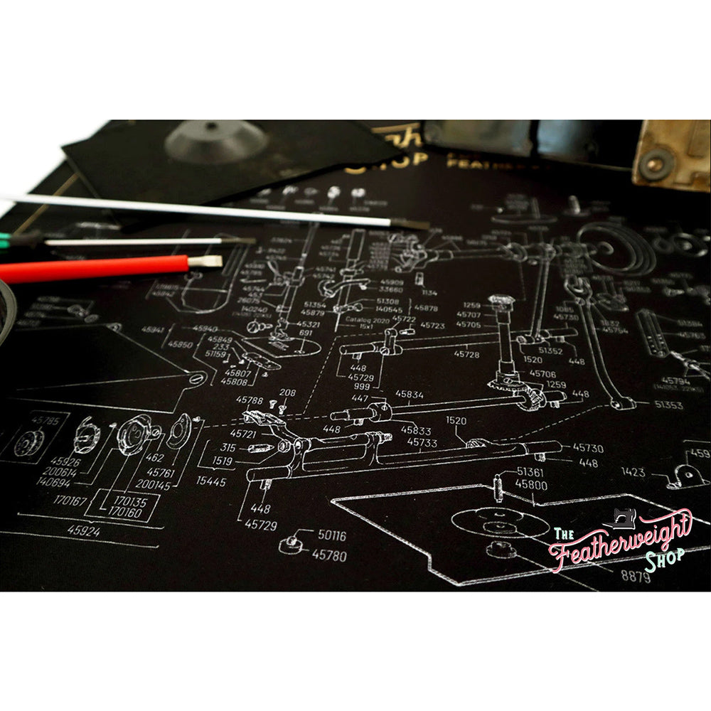 Featherweight Schematic Servicing Mat image # 66933