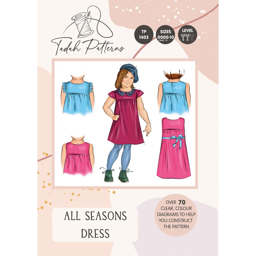 All Seasons Dress Pattern, Tadah Patterns image # 100358