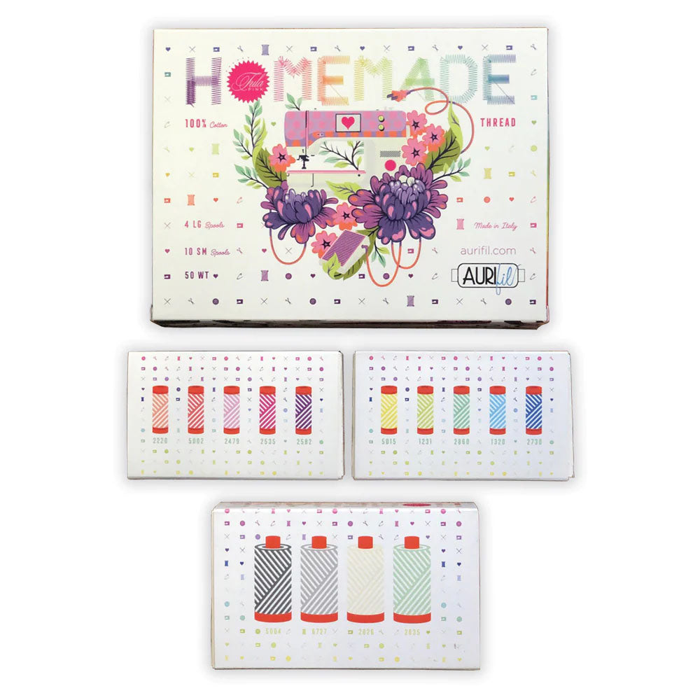 Aurifil, Tula Pink Homeade 14 Spool Thread Collection image # 106617