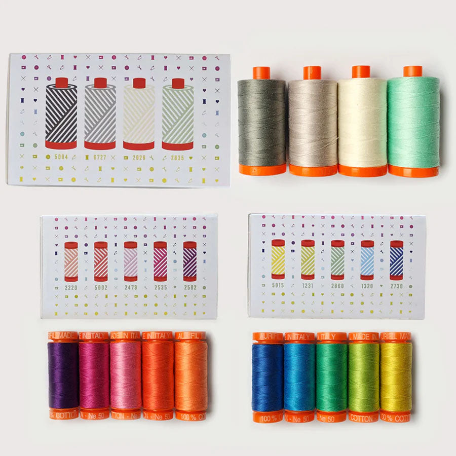 Aurifil, Tula Pink Homeade 14 Spool Thread Collection image # 106618