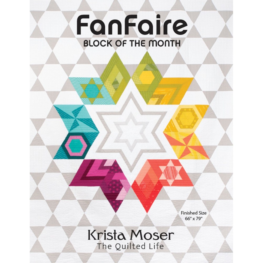 The Quilted Life, FanFaire Block of the Month Pattern image # 45604