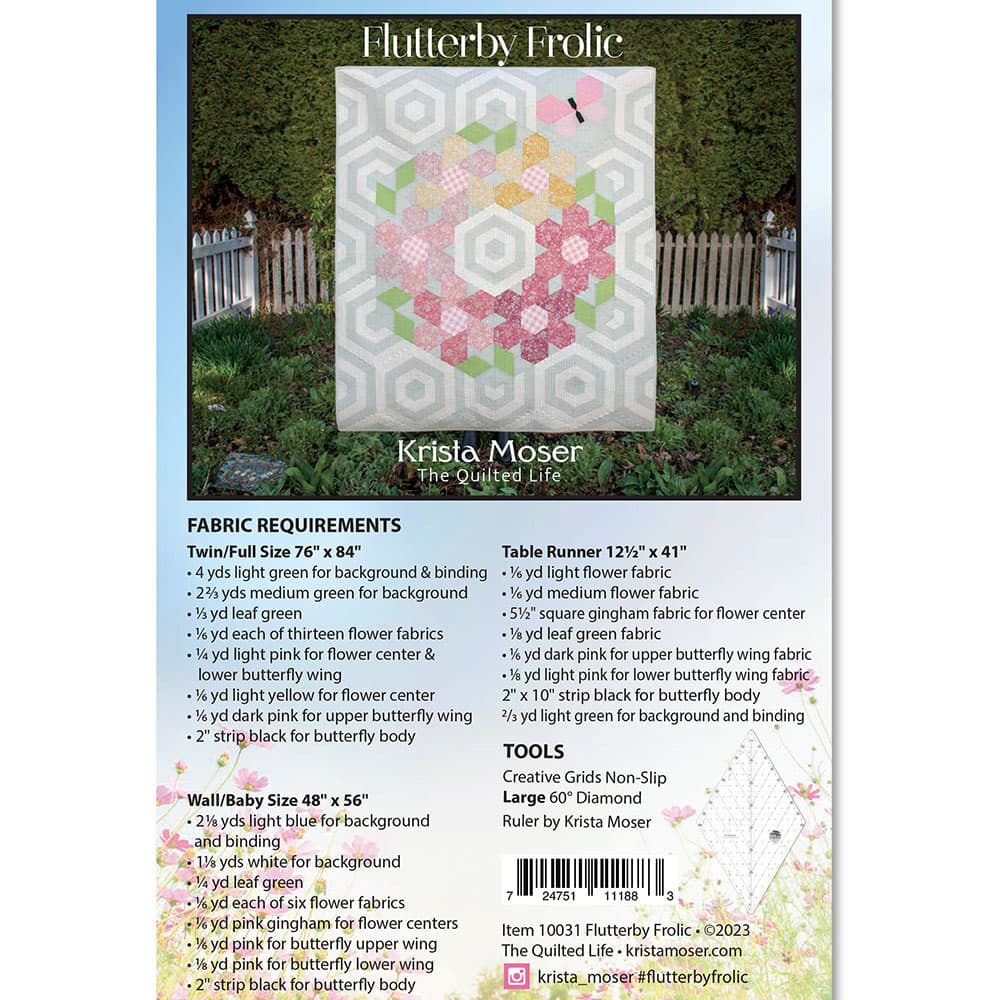 Flutterby Frolic Quilt Pattern