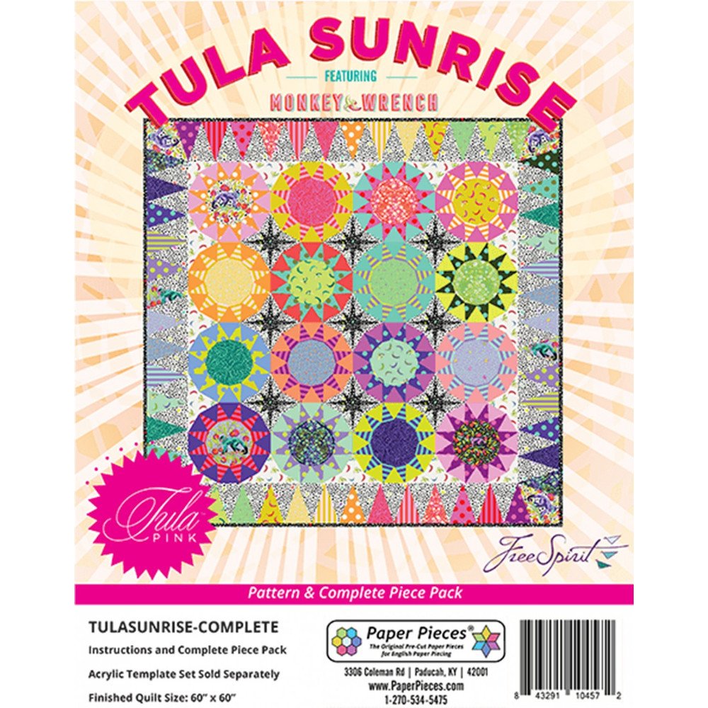 Tula Sunrise Pattern Complete with Paper Piece Pack image # 60349