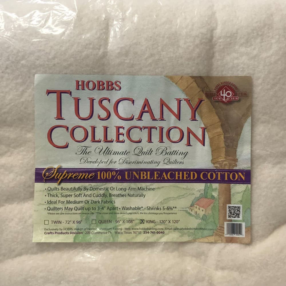 Hobbs Tuscany Supreme 100% Natural Cotton Batting image # 116123