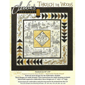 Through the Woods Quilt Pattern CD image # 47903
