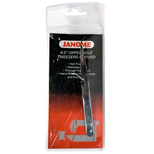 4-1/2in Angled Tweezers - Janome image # 49282