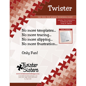 Twister Pinwheel Quilting Ruler image # 67360