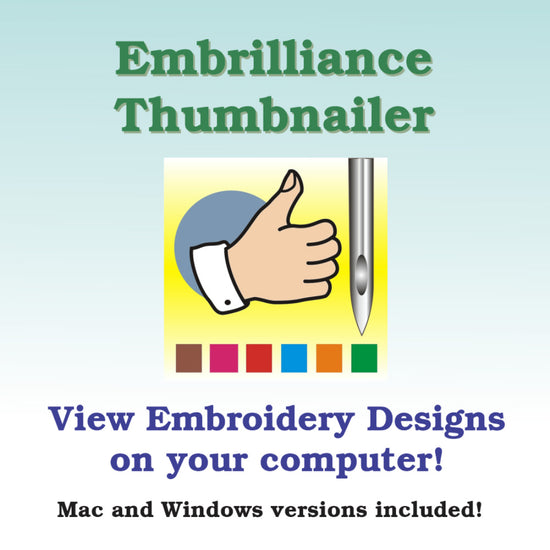 Embrilliance Thumbnailer Embroidery Software