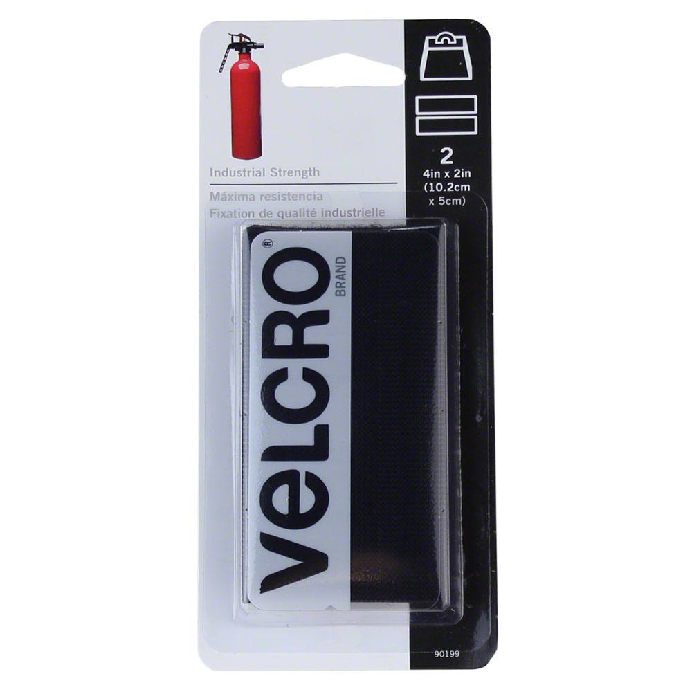 Velcro Press-On 4x2, 2pack Black #90199 image # 19202