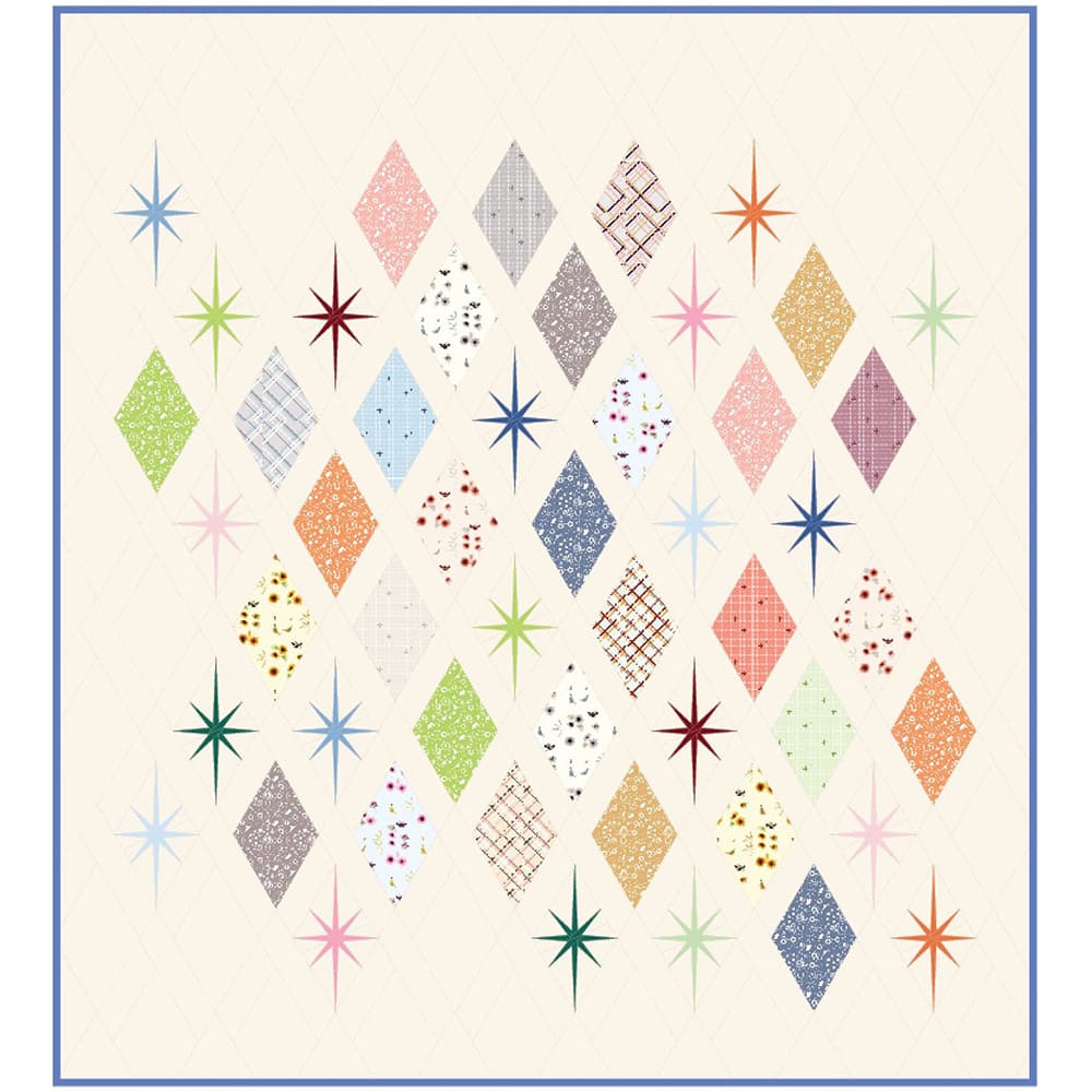 Atomic Starburst Quilt Pattern