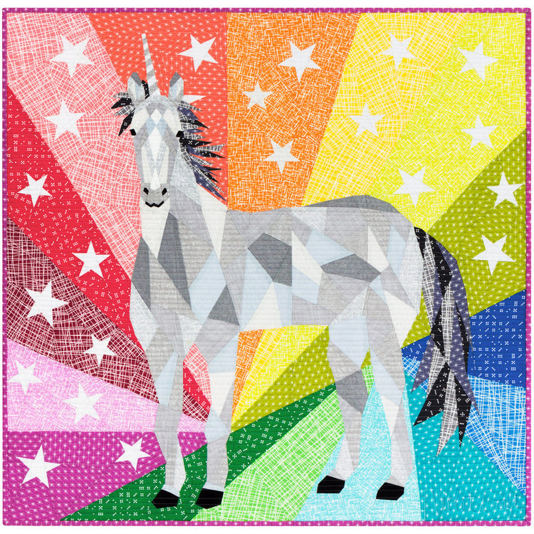 The Unicorn & Horse Abstractions Quilt Pattern image # 54608