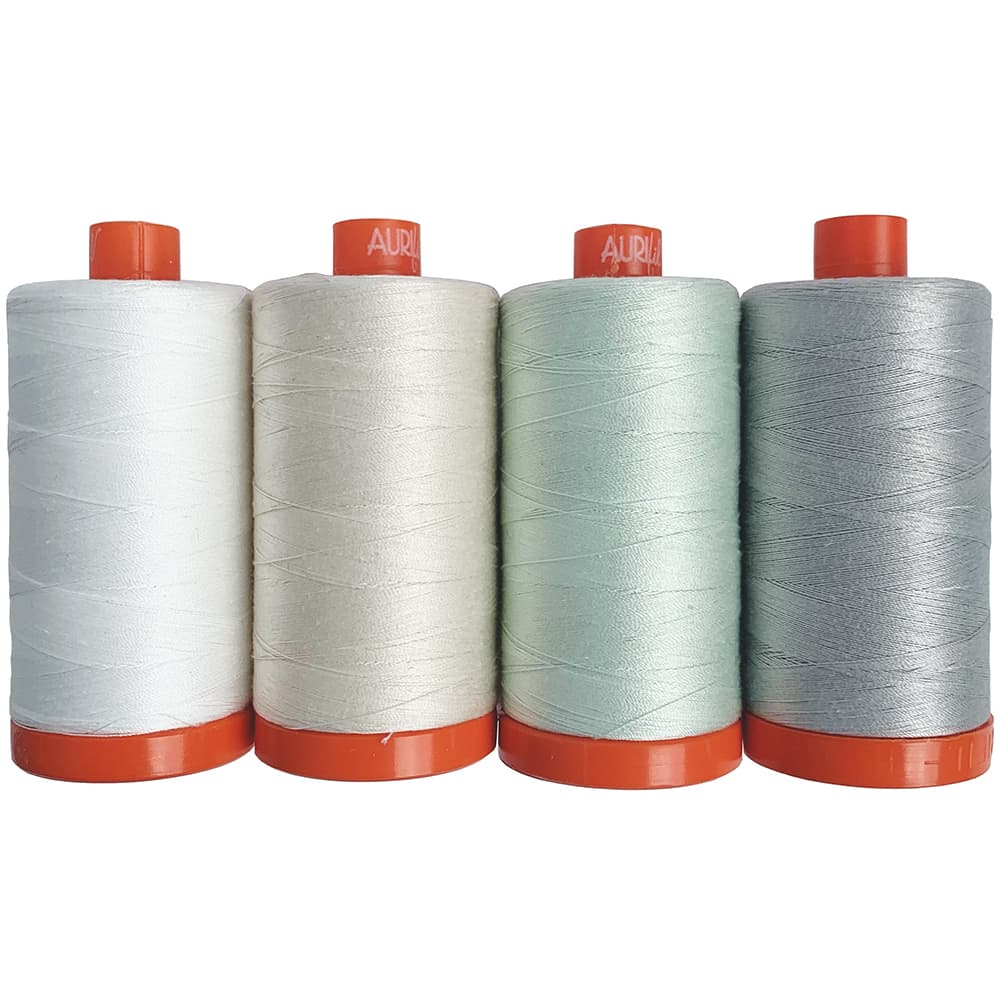 Aurifil, 4 Spool, Modern Shirtings Thread Collection - 1422yds (50wt) image # 99962