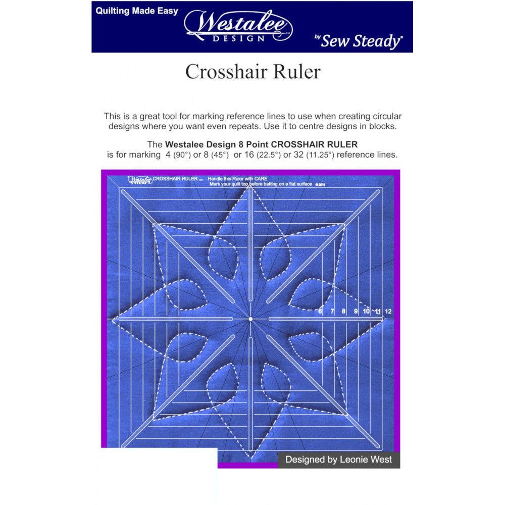 Westalee Crosshair Square Template Ruler image # 52209