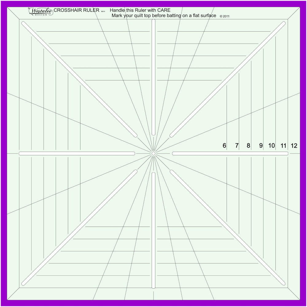Westalee Crosshair Square Template Ruler image # 52210