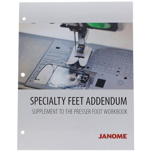 Janome Specialty Presser Feet Workbook image # 71528