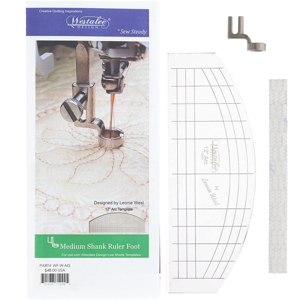 Ruler Foot w/ 3mm Arc Template, Medium Shank image # 78904