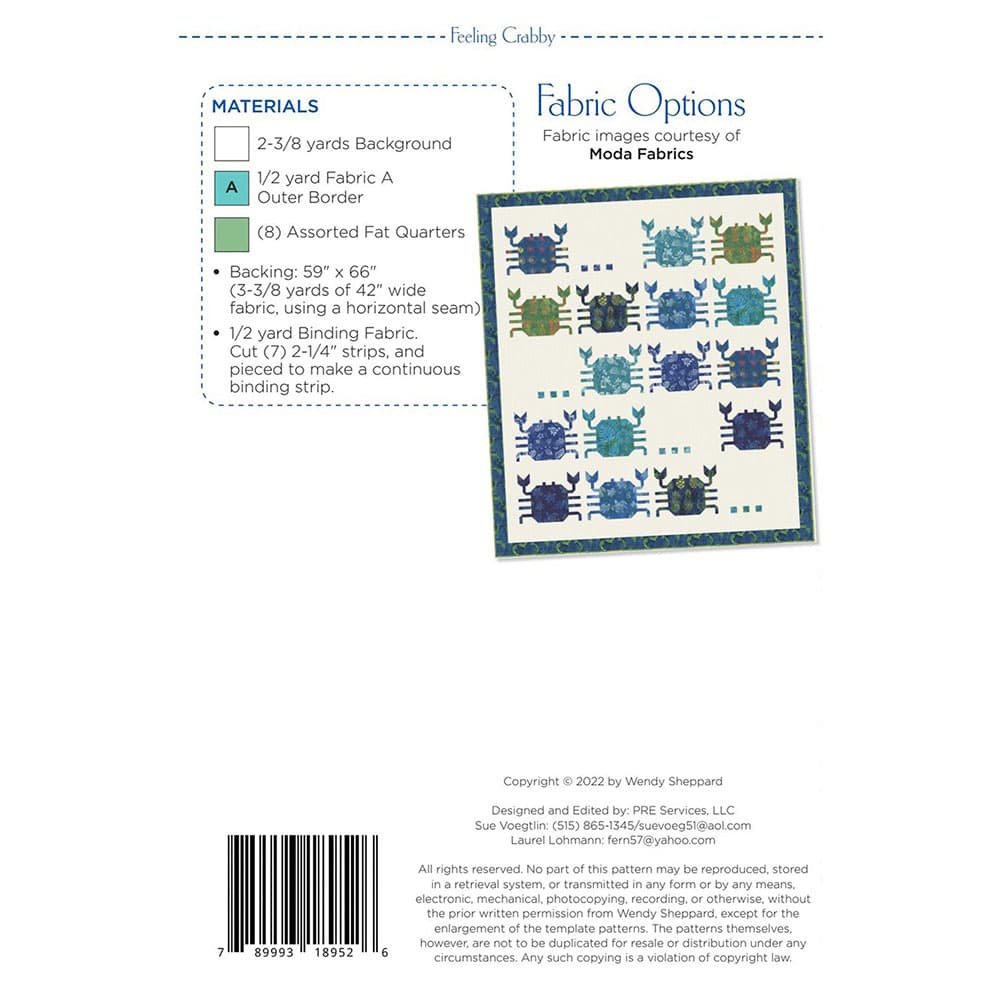 Feeling Crabby Quilt Pattern image # 117585