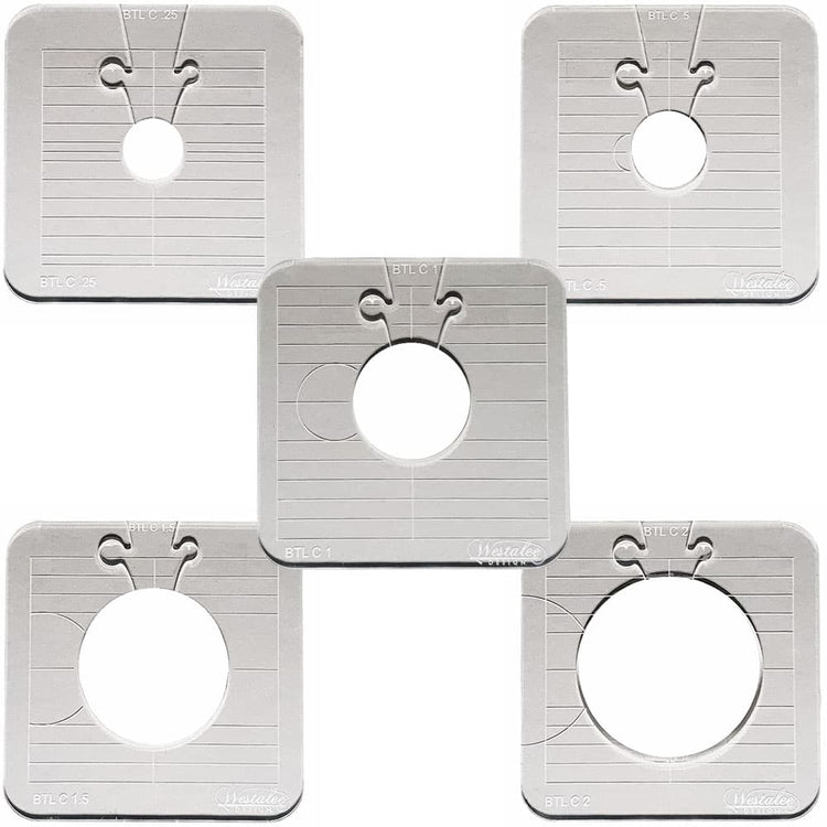 Westalee Design Between the Lines 5pc Template Set image # 110934