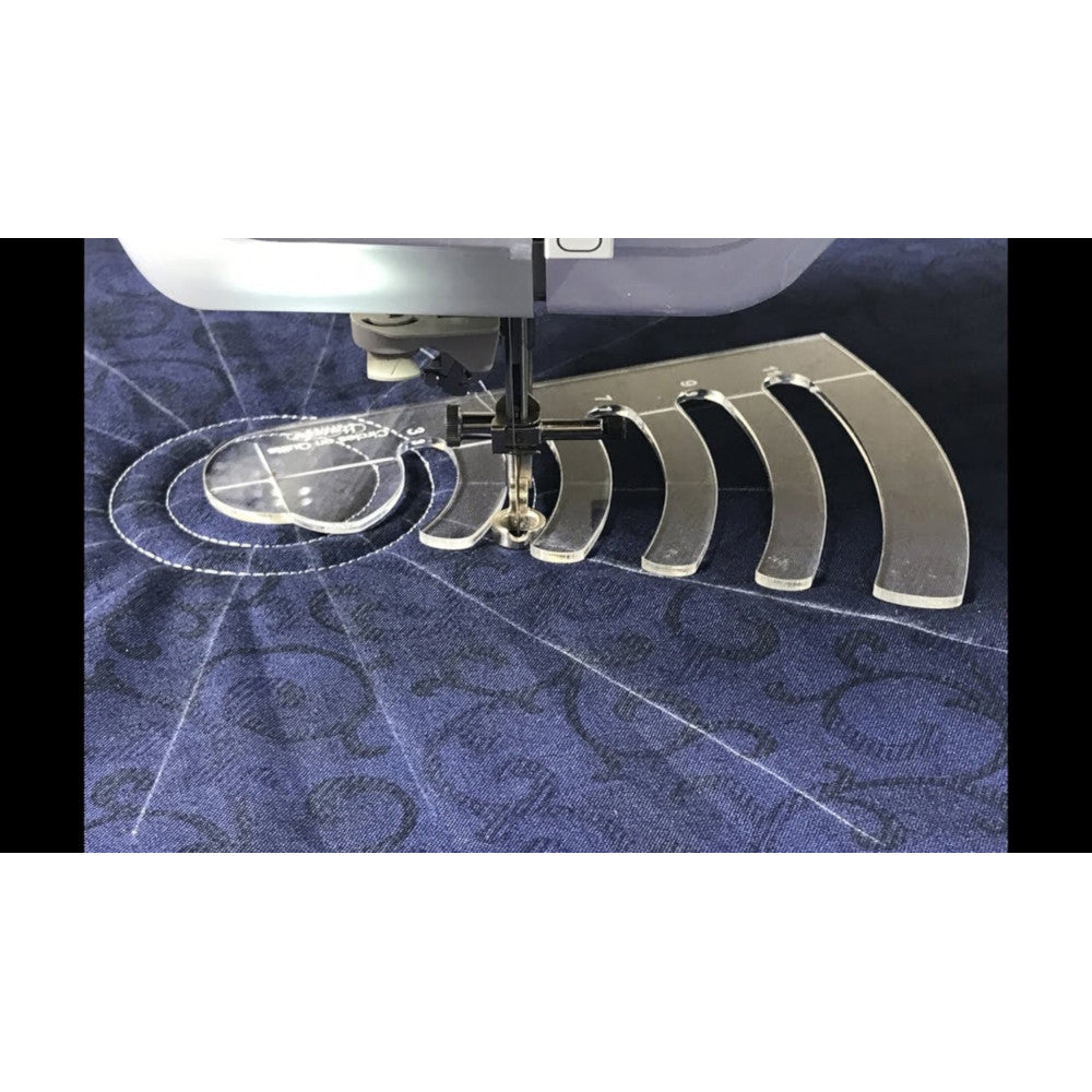 Westalee Circles on Quilts Template Set (4pc) image # 52241