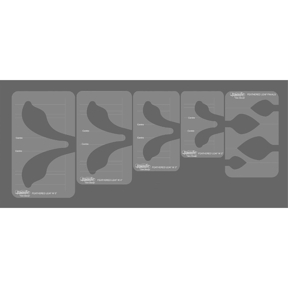 Westalee Feather Leaf Template Set image # 52275
