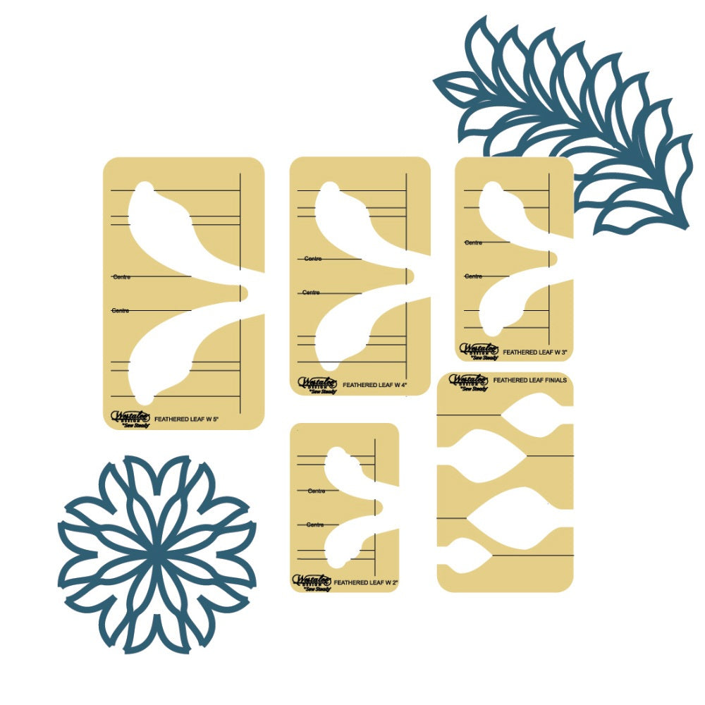 Westalee Feather Leaf Template Set image # 79064