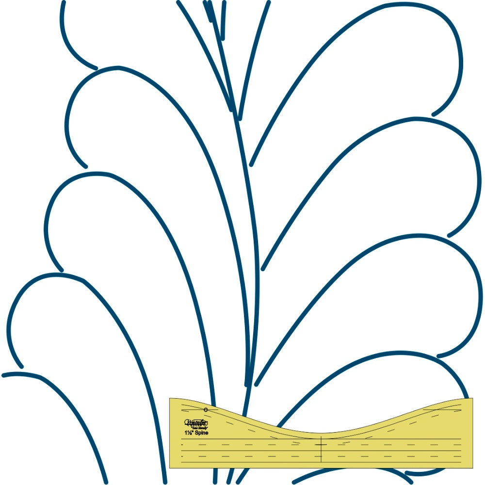 12in Feather Template image # 79055