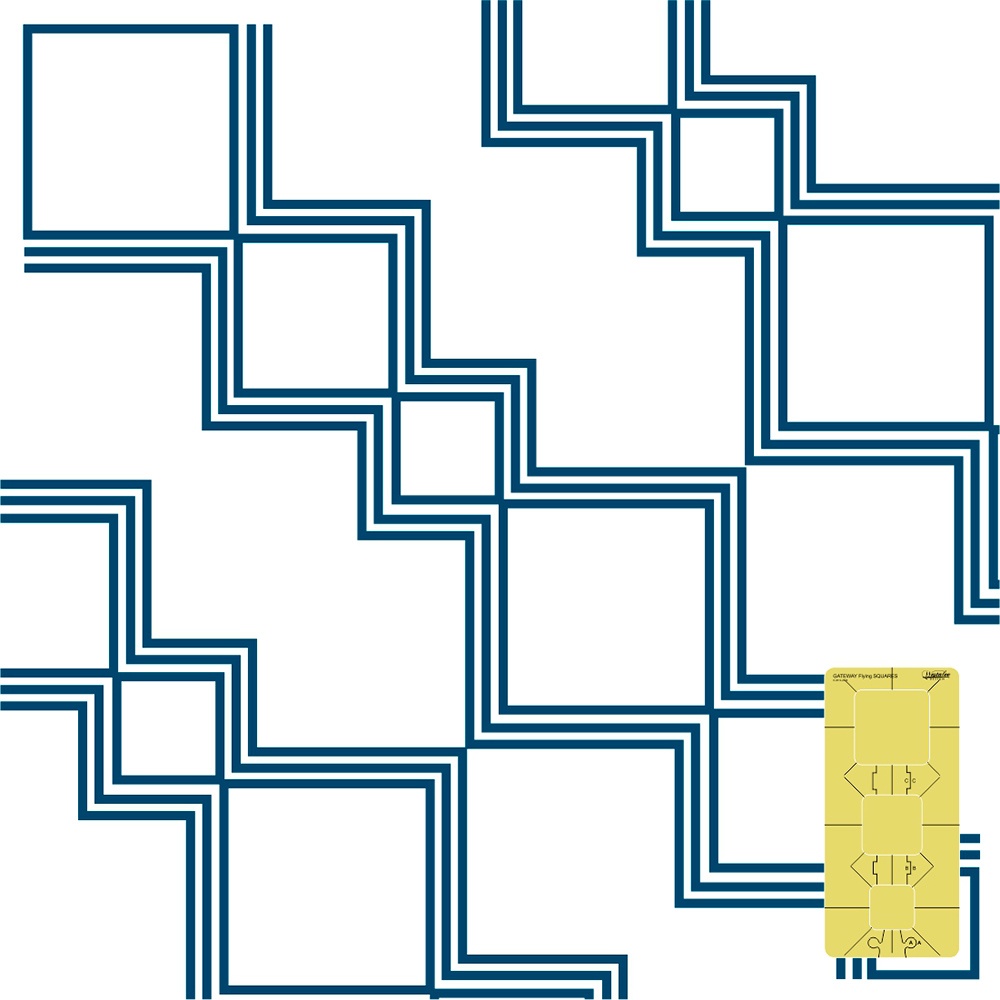 Westalee London Collection Sampler Set Template Rulers (3pc) image # 79087