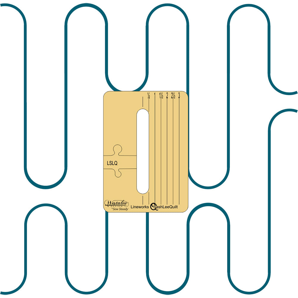 Westalee, Sashlee Quilt Line Works Template Ruler image # 79136