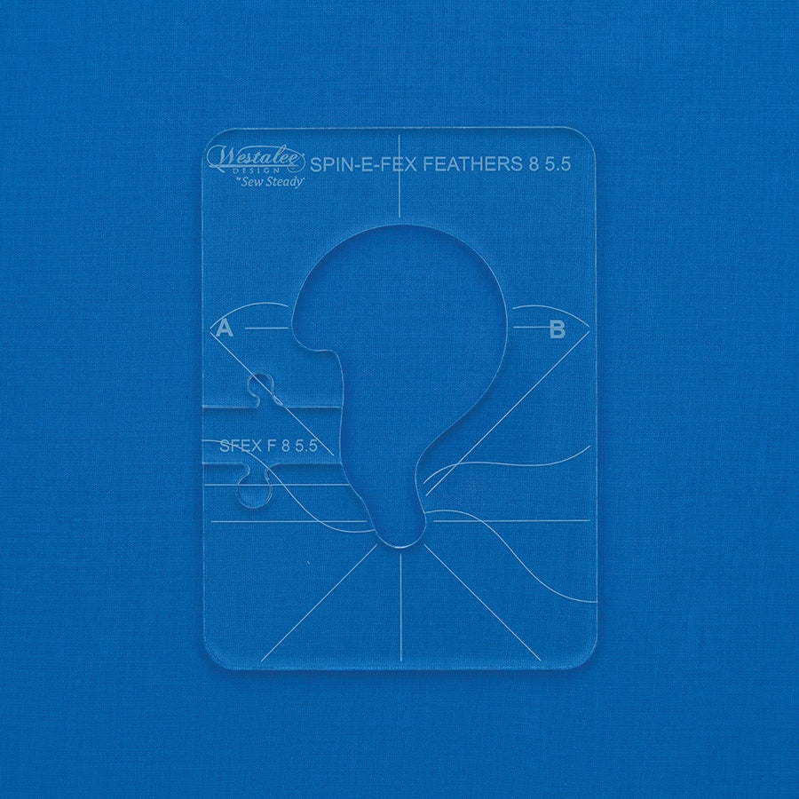 Westalee Spin-e-Fex Feather Templates (4pc) image # 79075