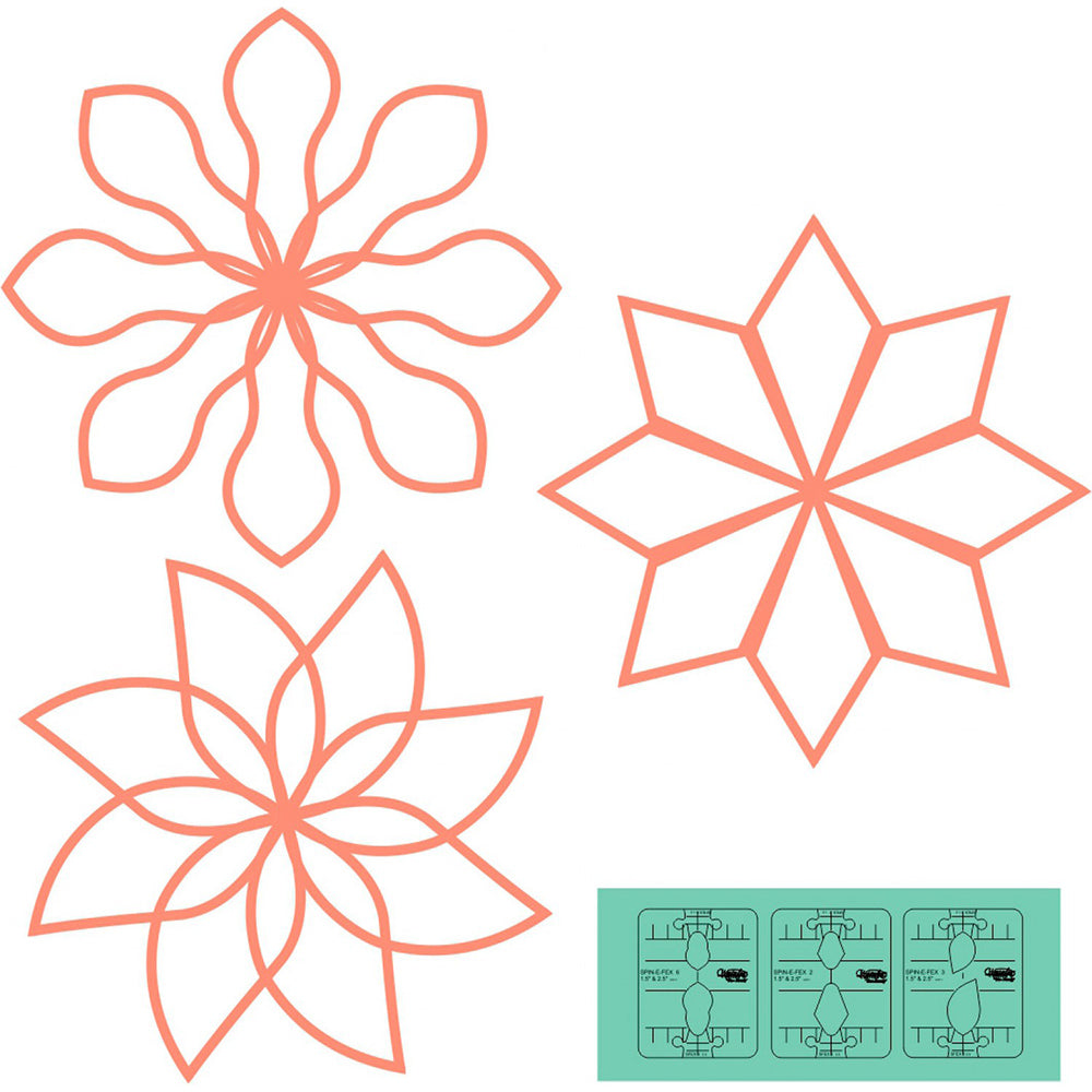 Mini Spin-E-Fex Template Rulers (Set 2) image # 68977