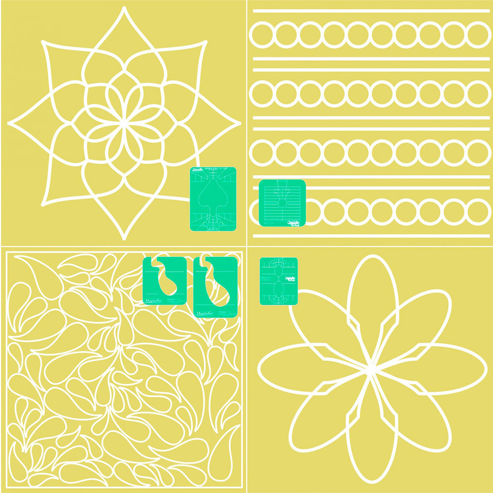 Westerlee Sample Set Westalee Spring Collection Ruler Templates (5pc)
