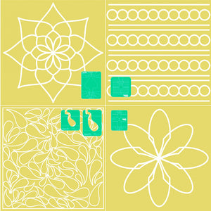 Westalee Spring Collection Ruler Templates (5pc) image # 68995