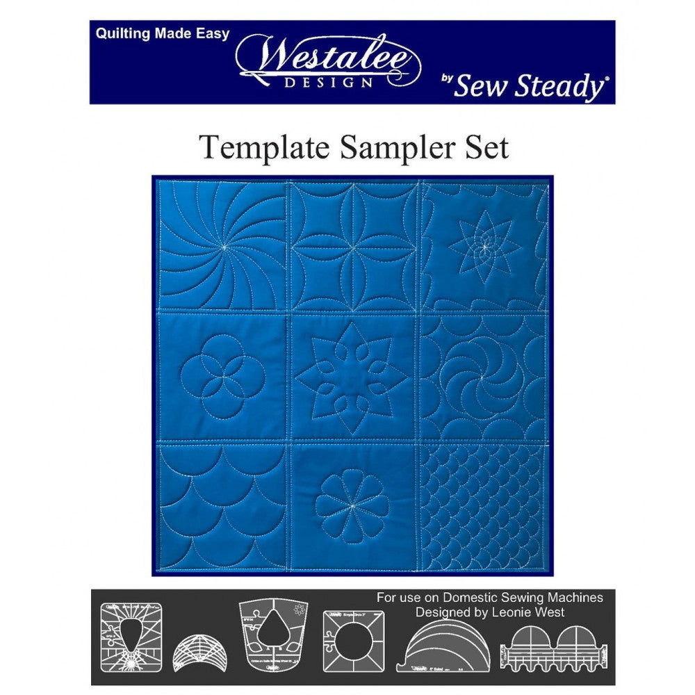 Westalee Design Template Sampler Set (6pc) image # 47007