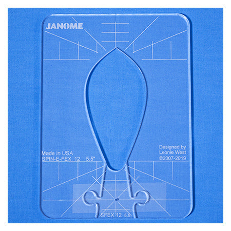 Spine-e Fex 12 Template Ruler (5-1/2") image # 76062
